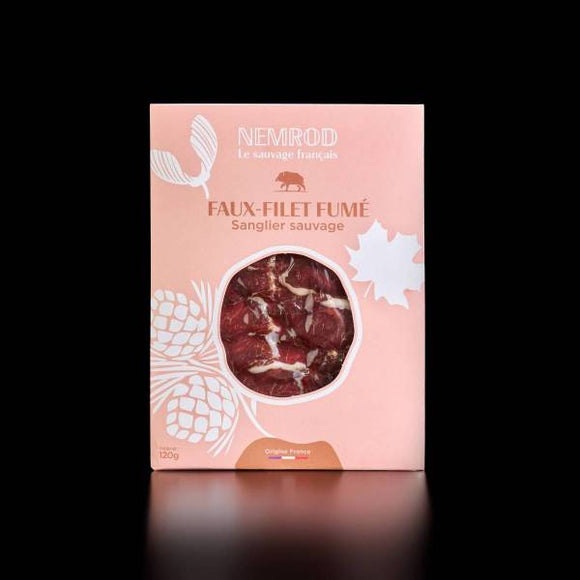PLAQUETTE DE FILET FUME DE SANGLIER 120G
