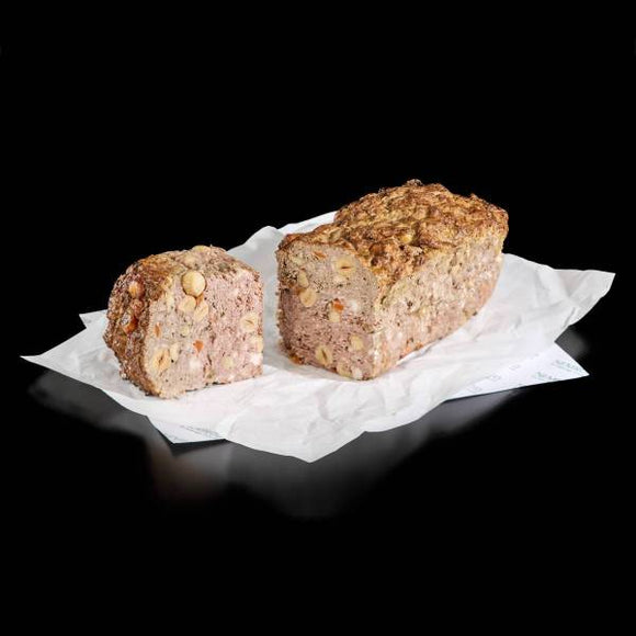 TERRINE BARQUETTE CHEVREUIL NOISETTES 1,5 KG
