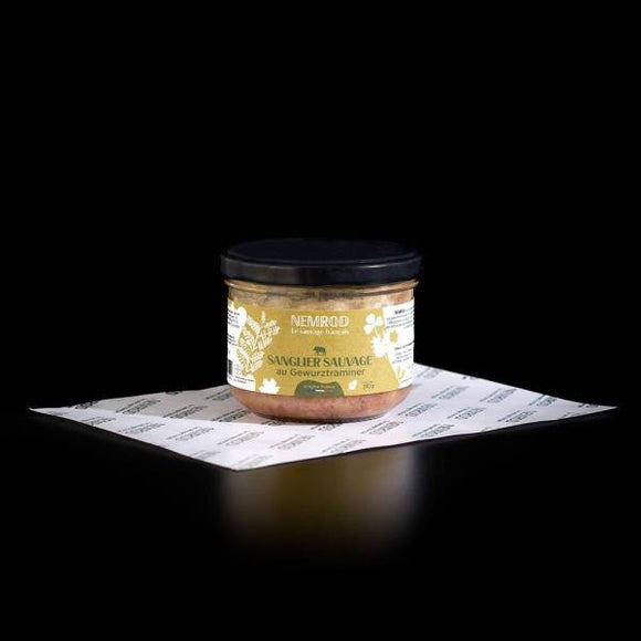 TERRINE SANGLIER GEWURZTRAMINER 180G