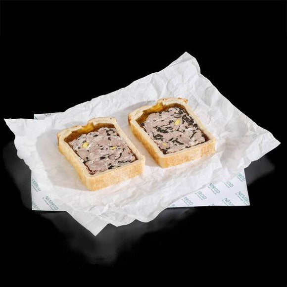 PATE EN CROUTE 3 GIBIERS - 2 TRANCHES 360 G