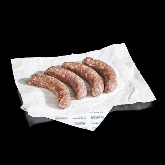 SAUCISSE DE SANGLIER NATURE (4 PIECES DE 130G)