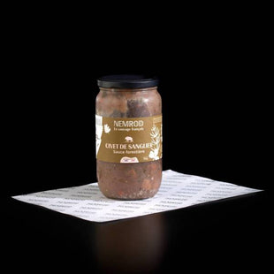 CIVET DE SANGLIER SAUCE FORESTIERE BOCAL  750G