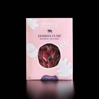 PLAQUETTE DE NOIX DE JAMBON FUME DE SANGLIER 120G
