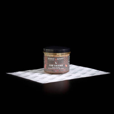 TERRINE CERF A LA BIERE ET AUX CHAMPIGNONS 100G