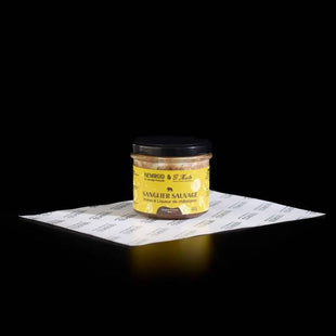 TERRINE SANGLIER POIRES ET LIQUEUR DE CHATAIGNE 100G