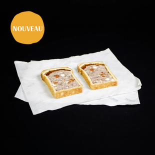 PATE EN CROUTE SANGLIER CHORIZO THYM FETA - 2 TRANCHES 360 G